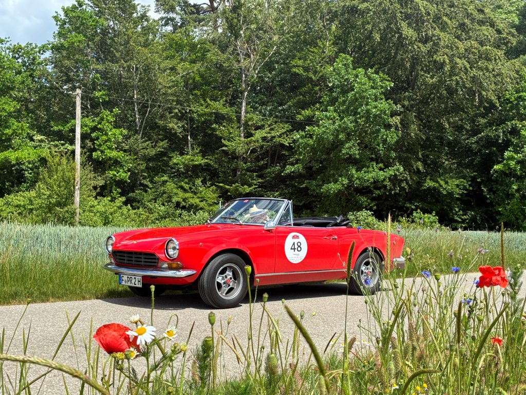 Im Fiat 124 Spider bei der 13. Paul Pietsch Classic