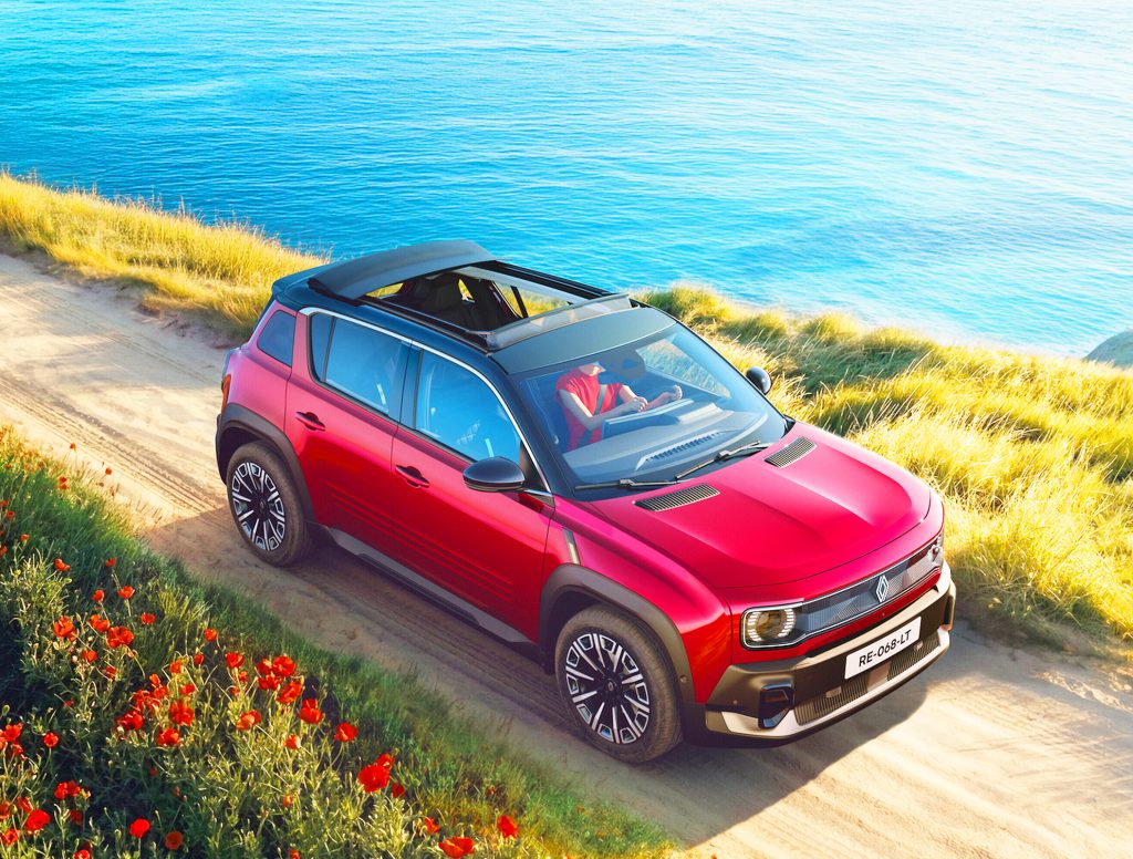 Neu Auf der Straße: Renault 4 E-Tech Plein Sud